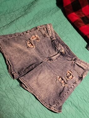 Maurices ☆ Patriotic Denim Jean Shorts